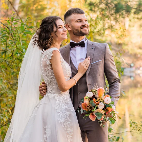 Love marriage couple